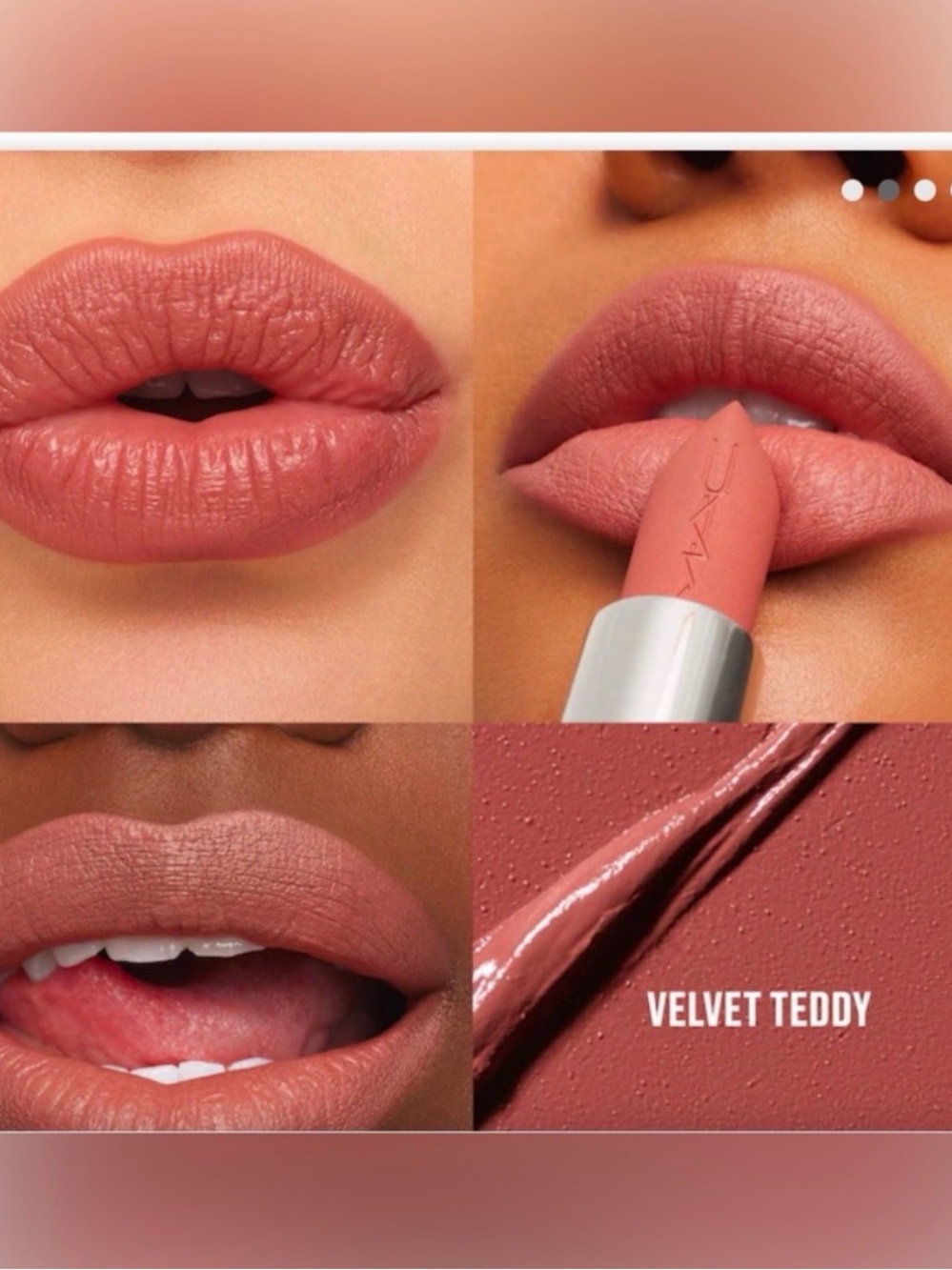 MAC Cosmetics Velvet Teddy #617 matt lipstick- New - Picture 6 of 8
